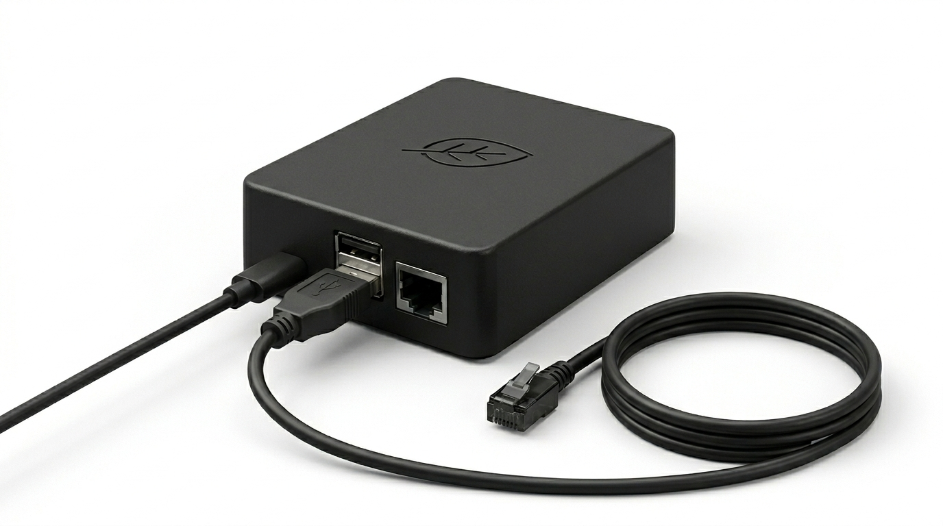 GridMate Box – plug-and-play energiebeheermodule op Raspberry Pi, aangesloten op Belgische digitale meter via P1 kabel